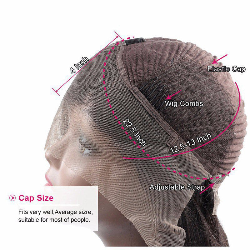 Perruque Lace Front Ombre Colorée – Cheveux Humains Remy 100 %