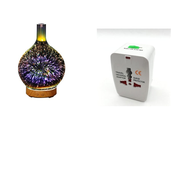 Diffuseur d'Arômes 3D en Verre – Humidificateur & Lampe Veilleuse Colorée