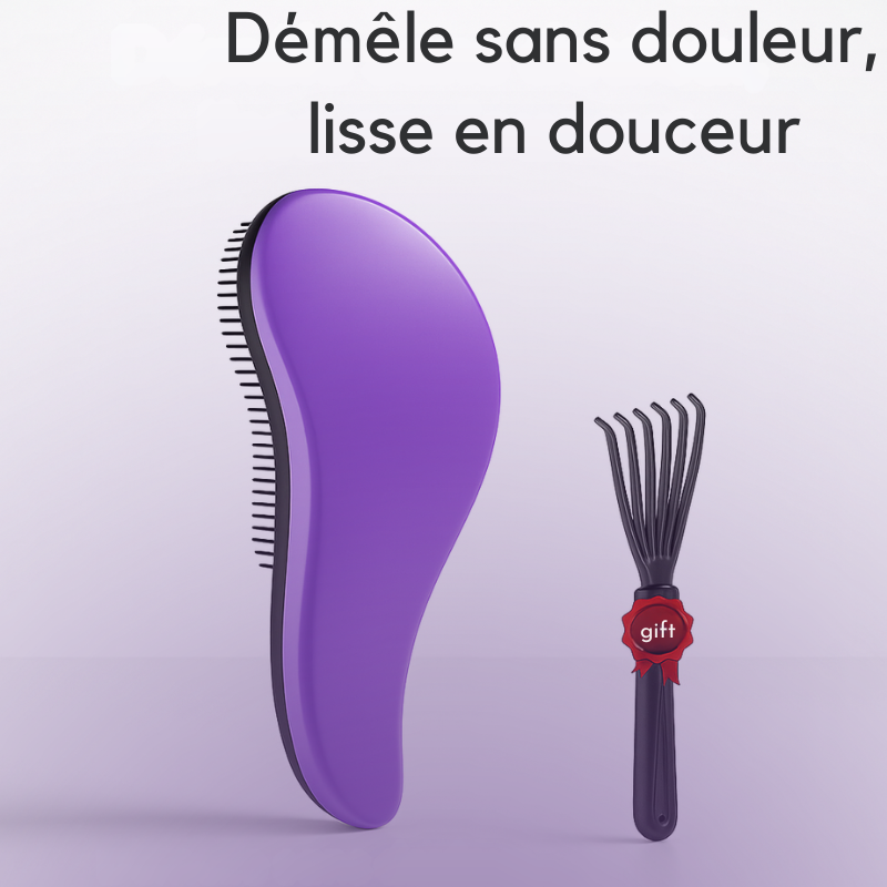 Brosse Démêlante pour Cheveux – Peigne Coiffant Anti-Nœuds pour Femme