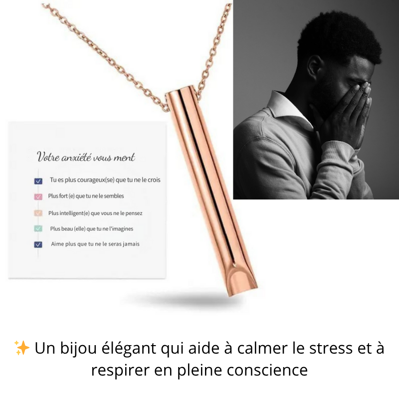 Collier Anti-Stress Personnalisé – Personalized Stress Relief Necklace