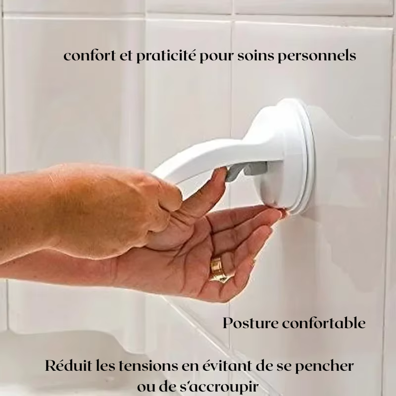 Accessoire de douche antidérapant – Support de pied pour un rasage facile et sûr