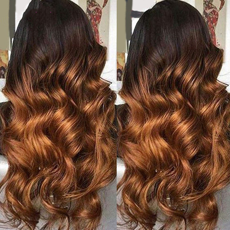 Perruque Lace Front Ombre Colorée – Cheveux Humains Remy 100 %