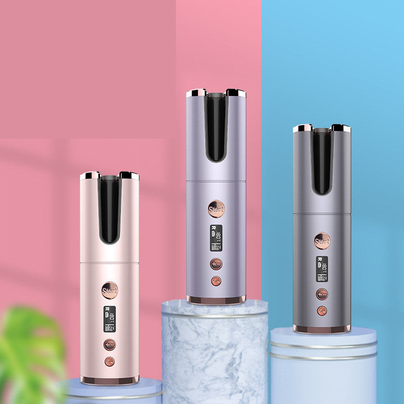 🌸 Fer à Boucler Automatique Sans Fil – Rechargeable USB