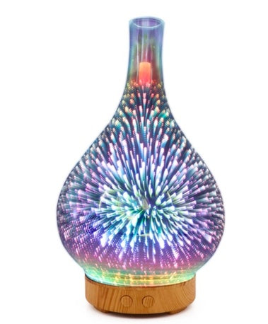 Diffuseur d'Arômes 3D en Verre – Humidificateur & Lampe Veilleuse Colorée