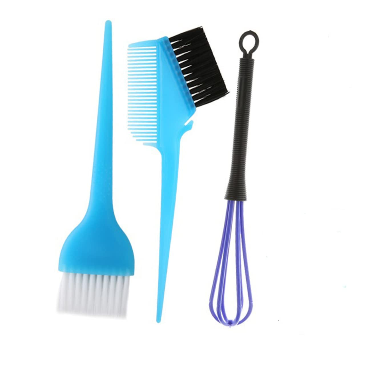 Hair Dye Set Kit 5Pcs Hair Coloring Tools Measurement Bowl Brush Whisk Earmuffs for Home Use