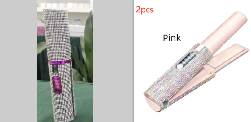 Brosse Lissante Électrique 2-en-1 USB – Lissage & Boucles Faciles