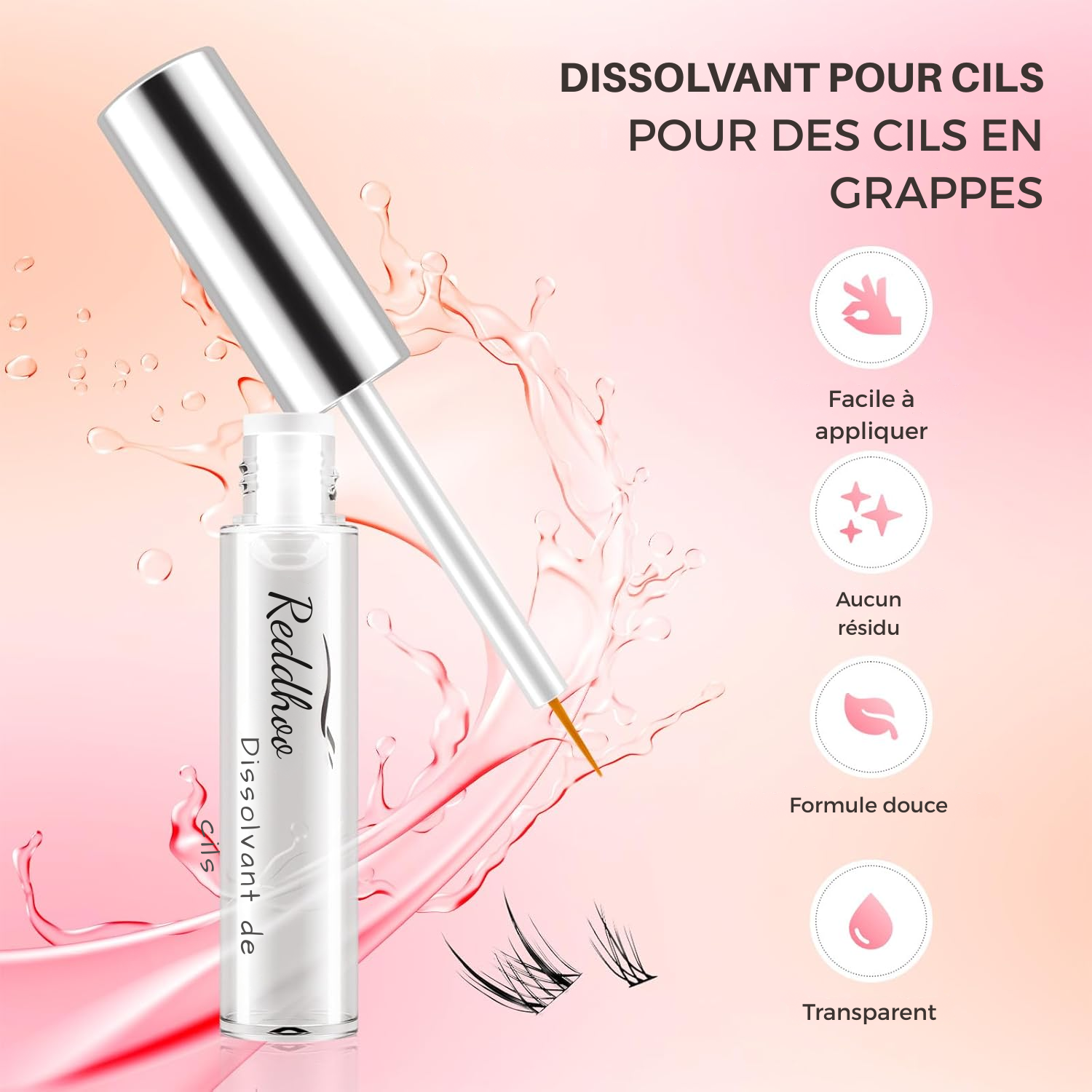 Kit Colle & Démaquillant pour Cils en Touffes – 2 Pièces Bond & Seal + Remover 5 ml
