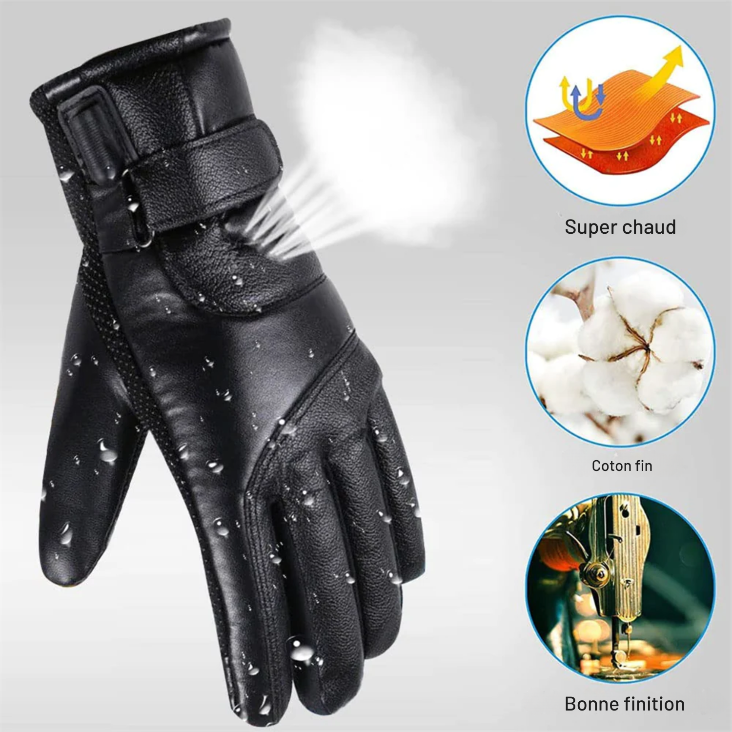 Gants Chauffants USB Électriques – Hiver, Ski, Neige & Grand Froid