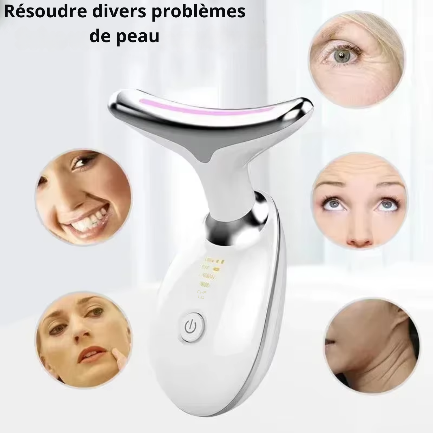 Appareil de Massage Visage & Cou – Anti-Rides & Raffermissant