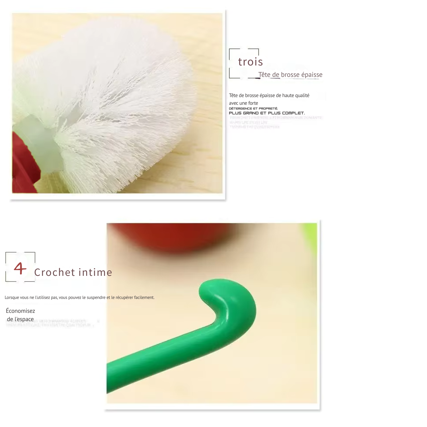 Brosse WC Originale en Forme de Cerise – 1 Pièce avec Support – Accessoire Créatif pour Salle de Bain