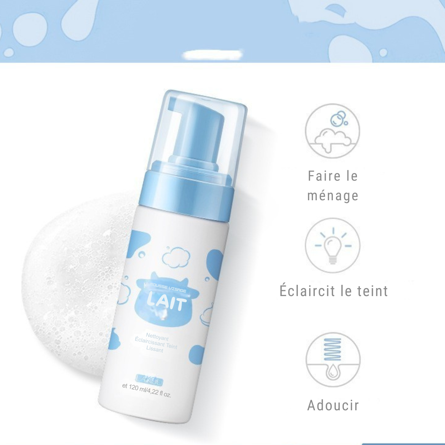 Produit de Soin de la Peau Nettoyant des Pores – 120 ml