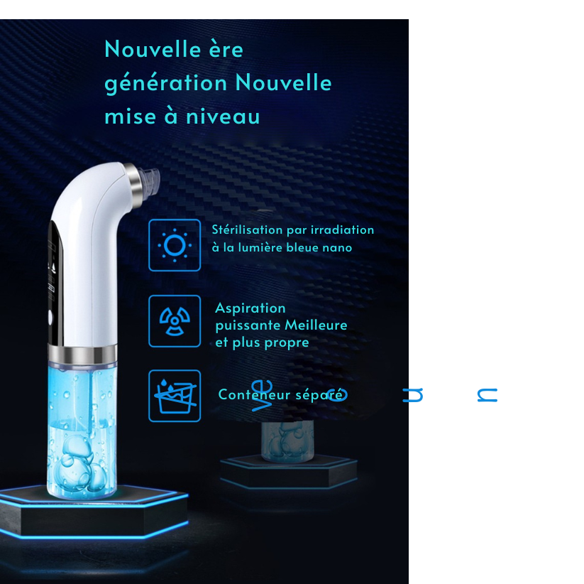 🌸 Aspirateur à Points Noirs Professionnel – Multi-fonction & Sécurisé