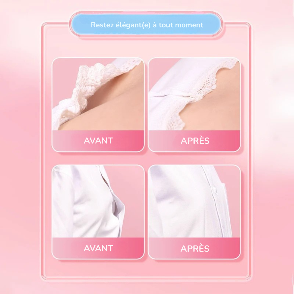 Colle Corporelle Anti-Glisse 10 g – Roll-On Transparent pour Vêtements et Peau