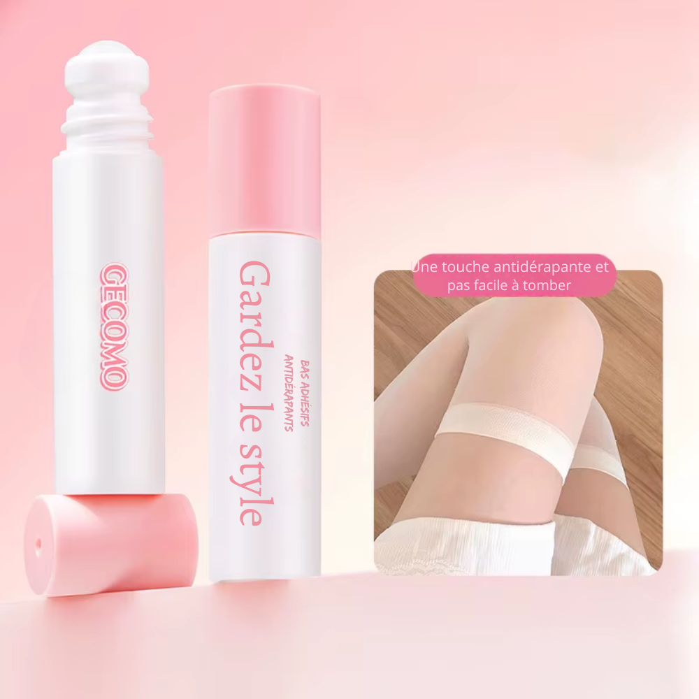 Colle Corporelle Anti-Glisse 10 g – Roll-On Transparent pour Vêtements et Peau