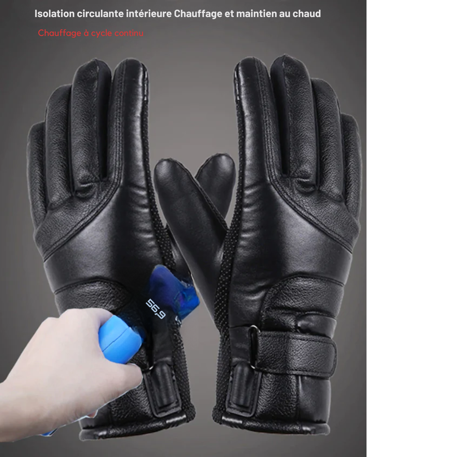 Gants Chauffants USB Électriques – Hiver, Ski, Neige & Grand Froid