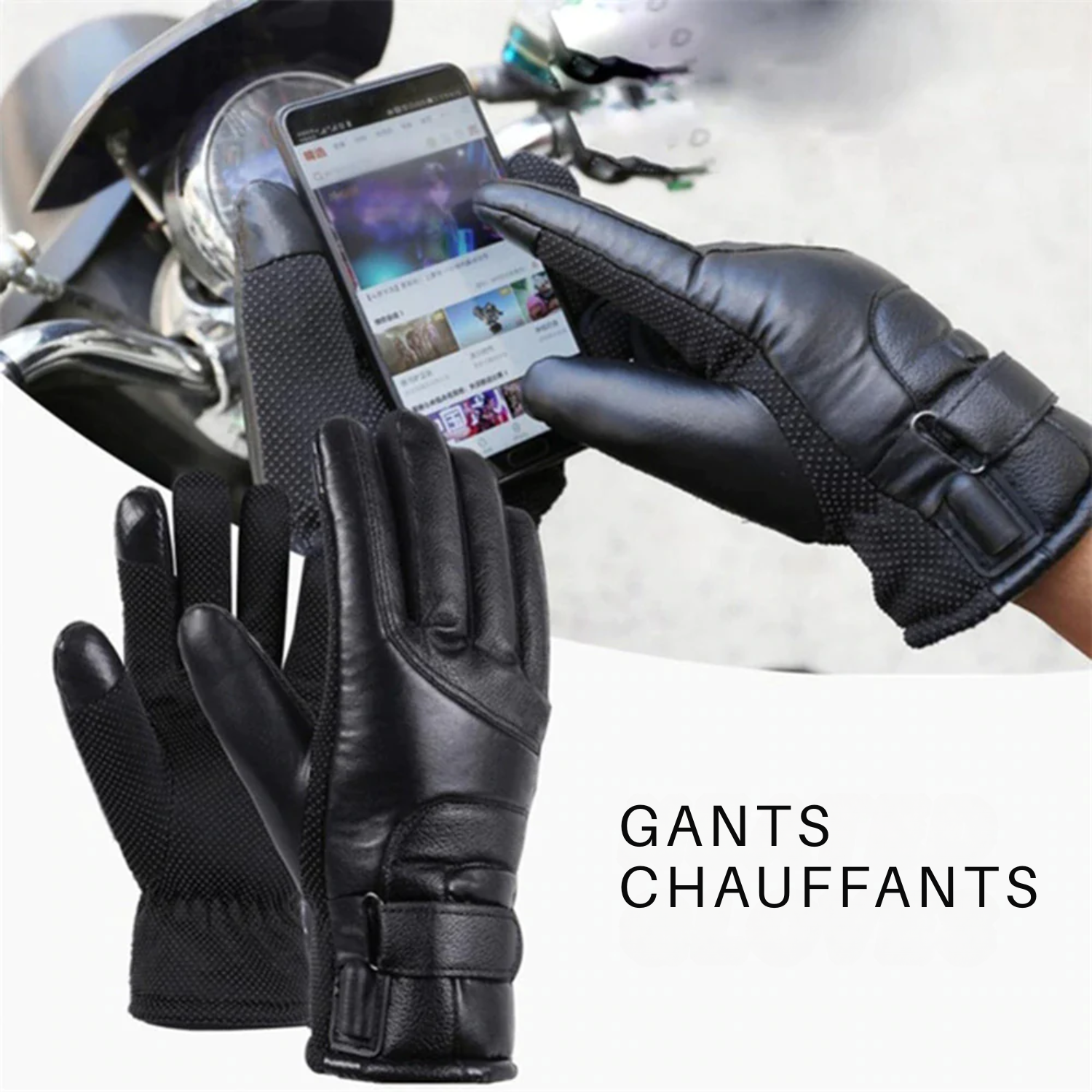Gants Chauffants USB Électriques – Hiver, Ski, Neige & Grand Froid