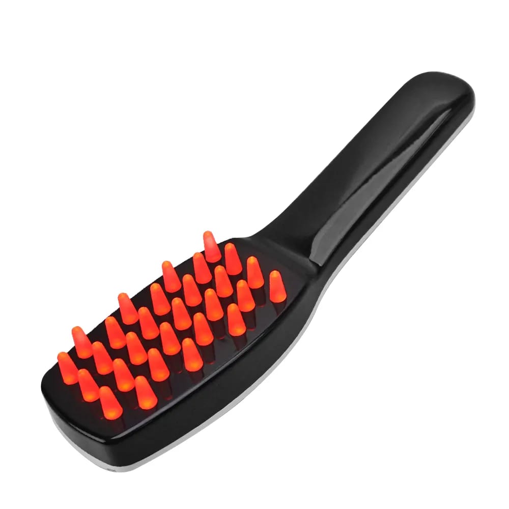 Peigne de Croissance Capillaire & Masseuse Cuir Chevelu – Laser & Brosse Intensive