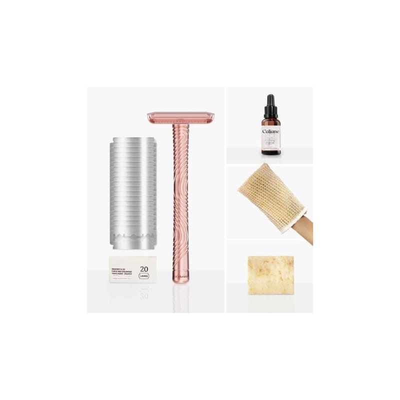 Double-edged safety razor for face