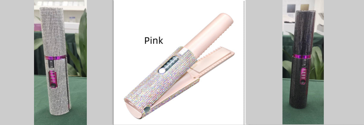 Brosse Lissante Électrique 2-en-1 USB – Lissage & Boucles Faciles