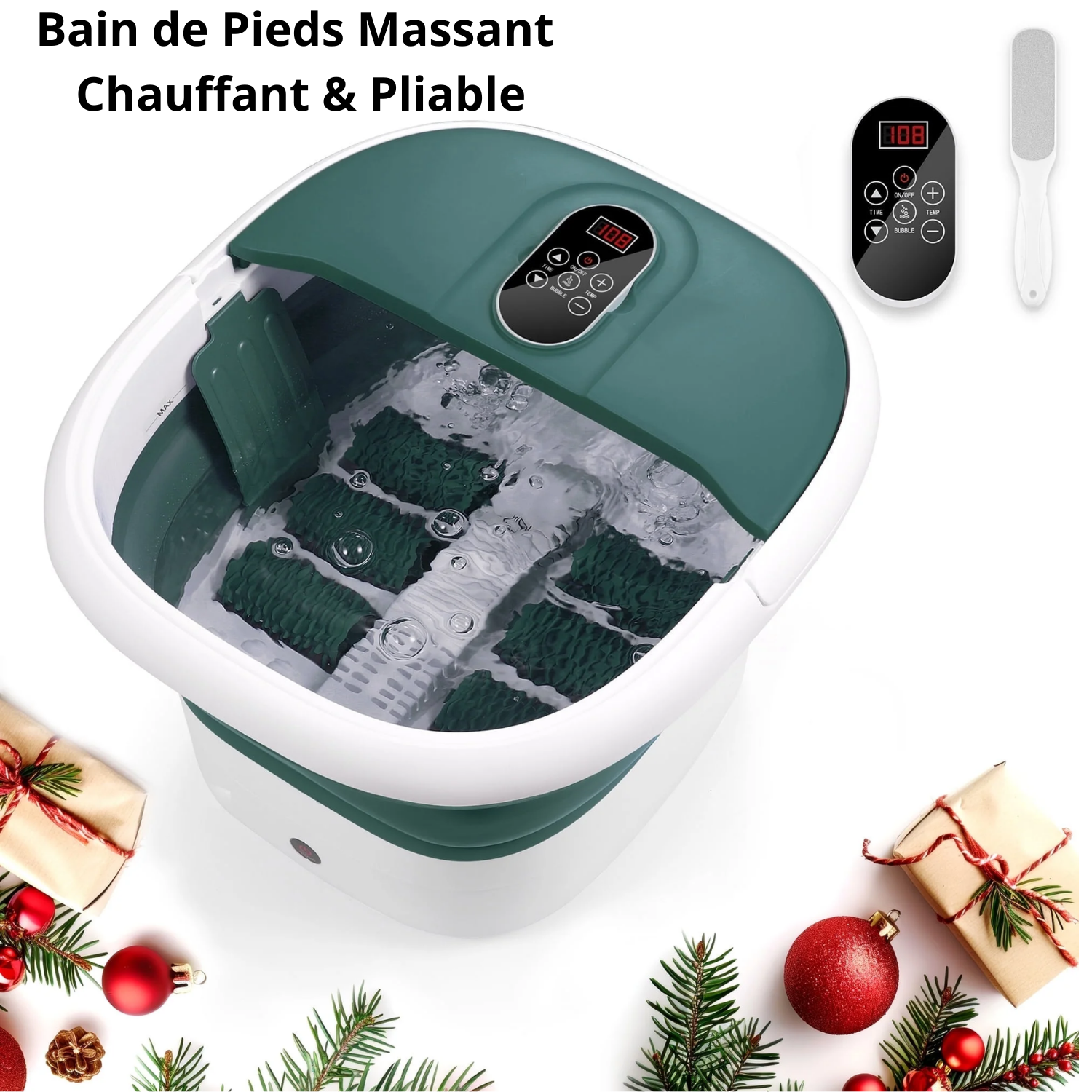 Spa de Pieds Chauffant avec Télécommande