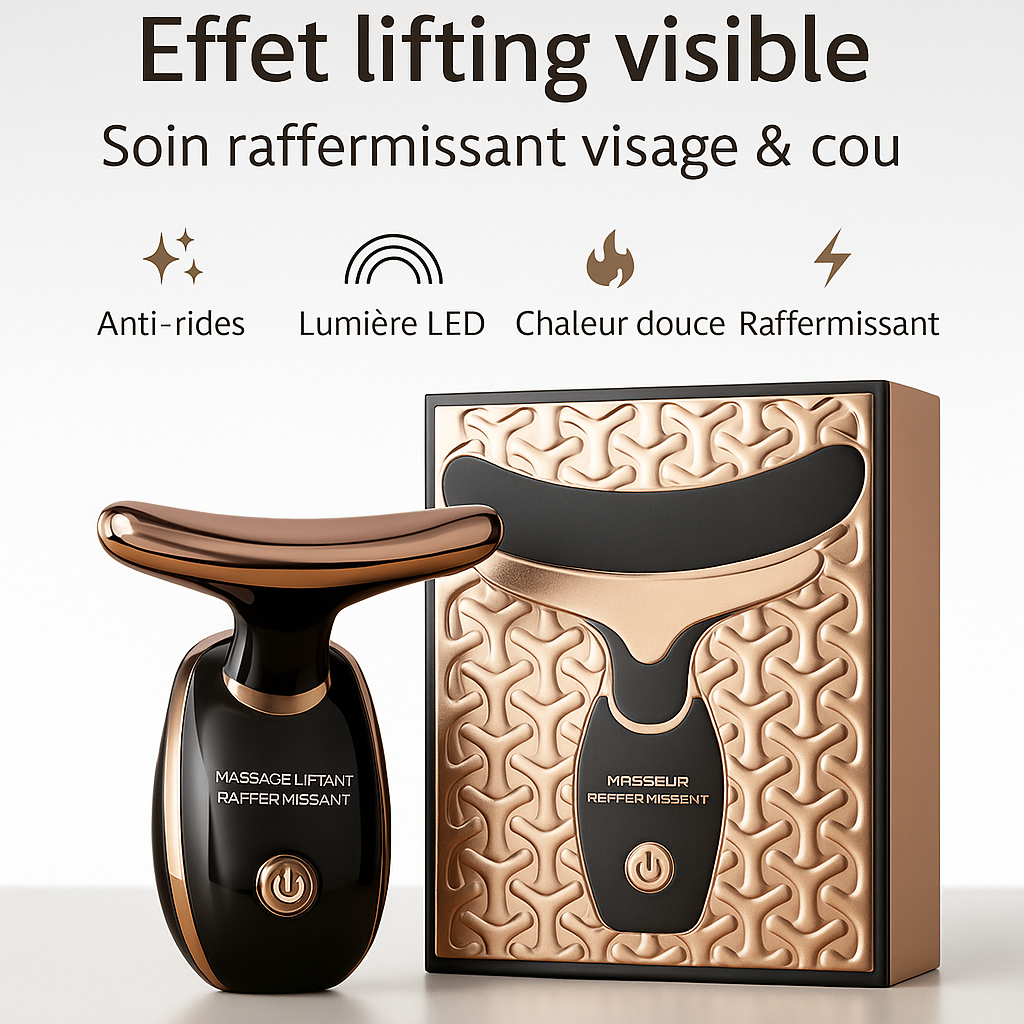 Appareil de Massage Visage & Cou – Anti-Rides & Raffermissant