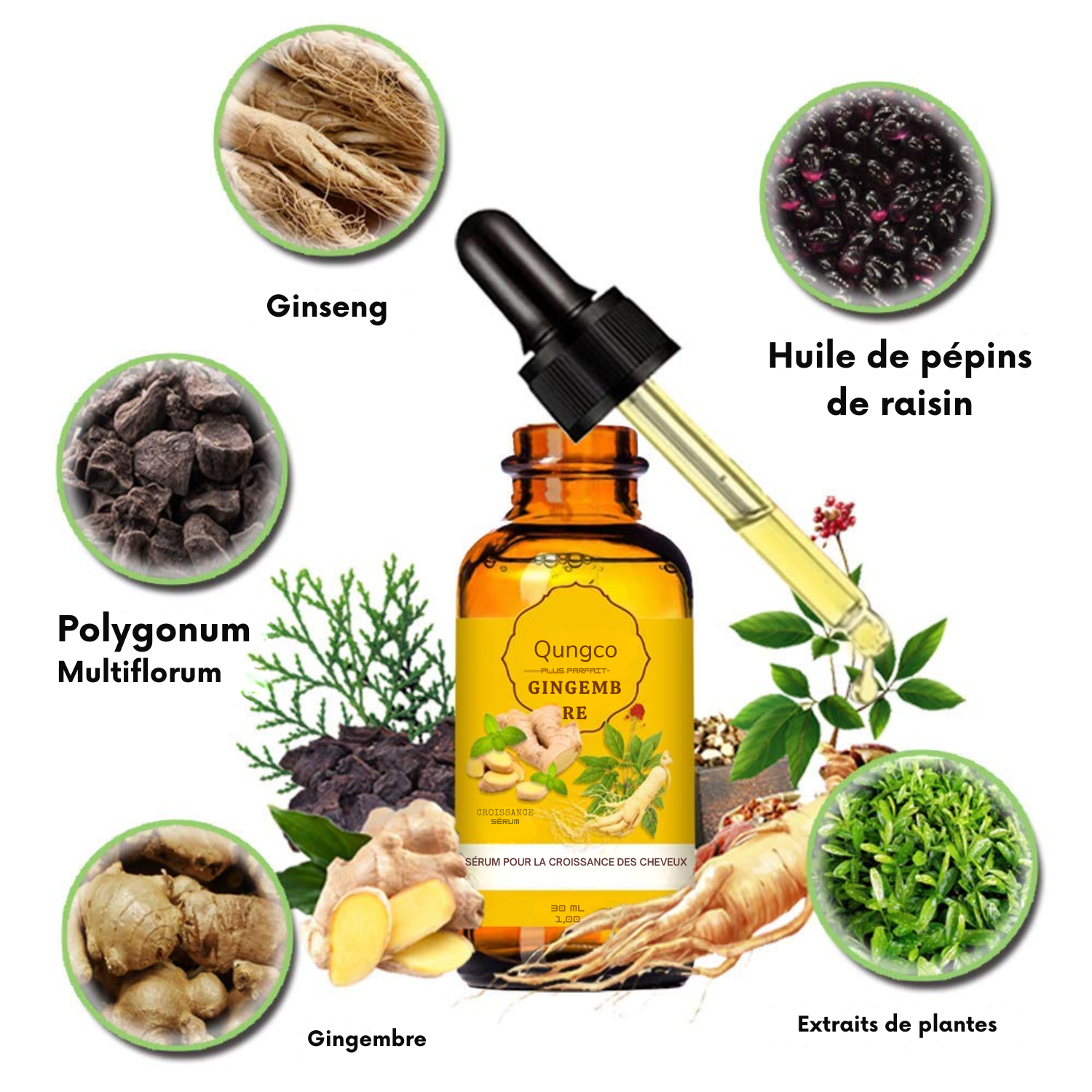 Masque Capillaire au Collagène & Sérum de Croissance des Cheveux Soin Profond Hydratant pour Cheveux Secs et Abîmés | Huile de Croissance Naturelle Contre la Chute des Cheveux | Traitement Naturel de Repousse pour Hommes et Femmes