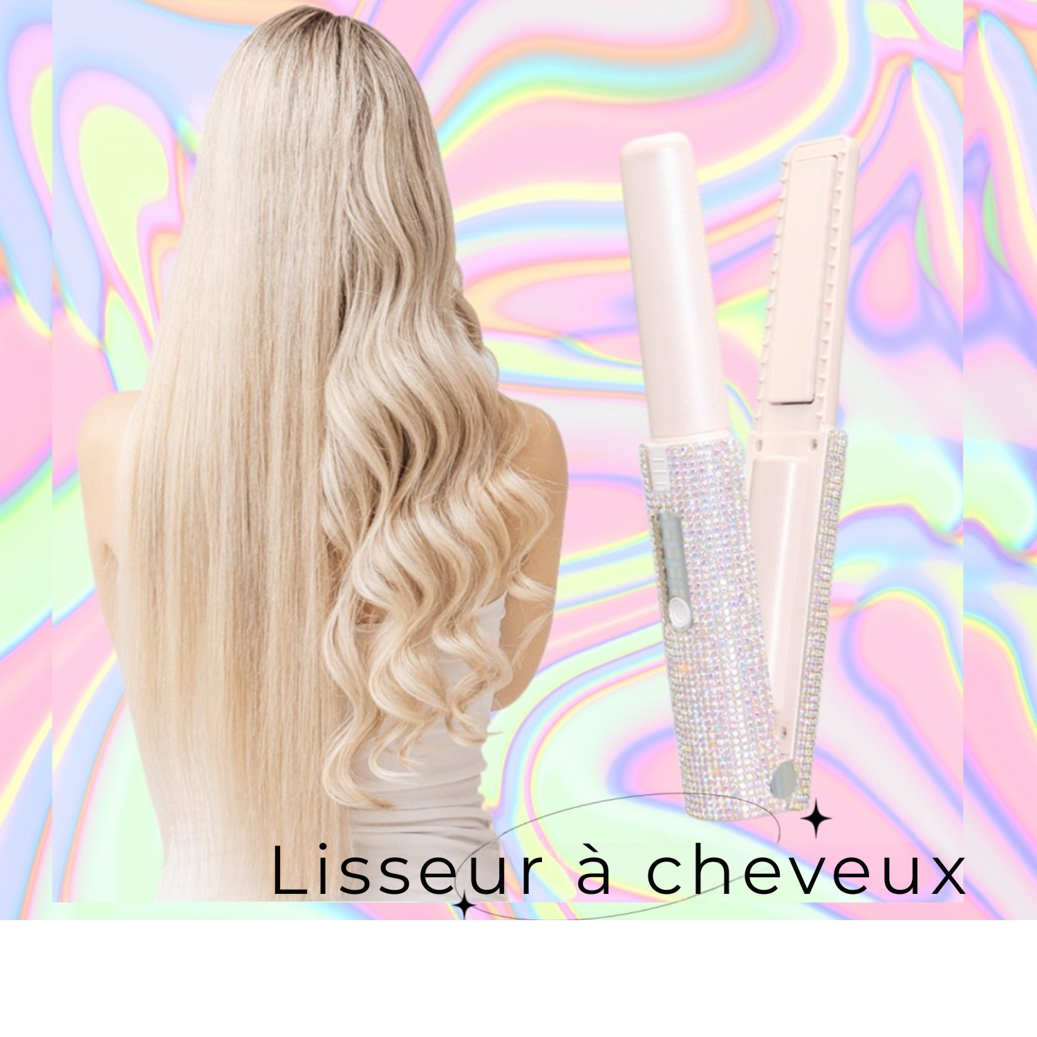 Brosse Lissante Électrique 2-en-1 USB – Lissage & Boucles Faciles