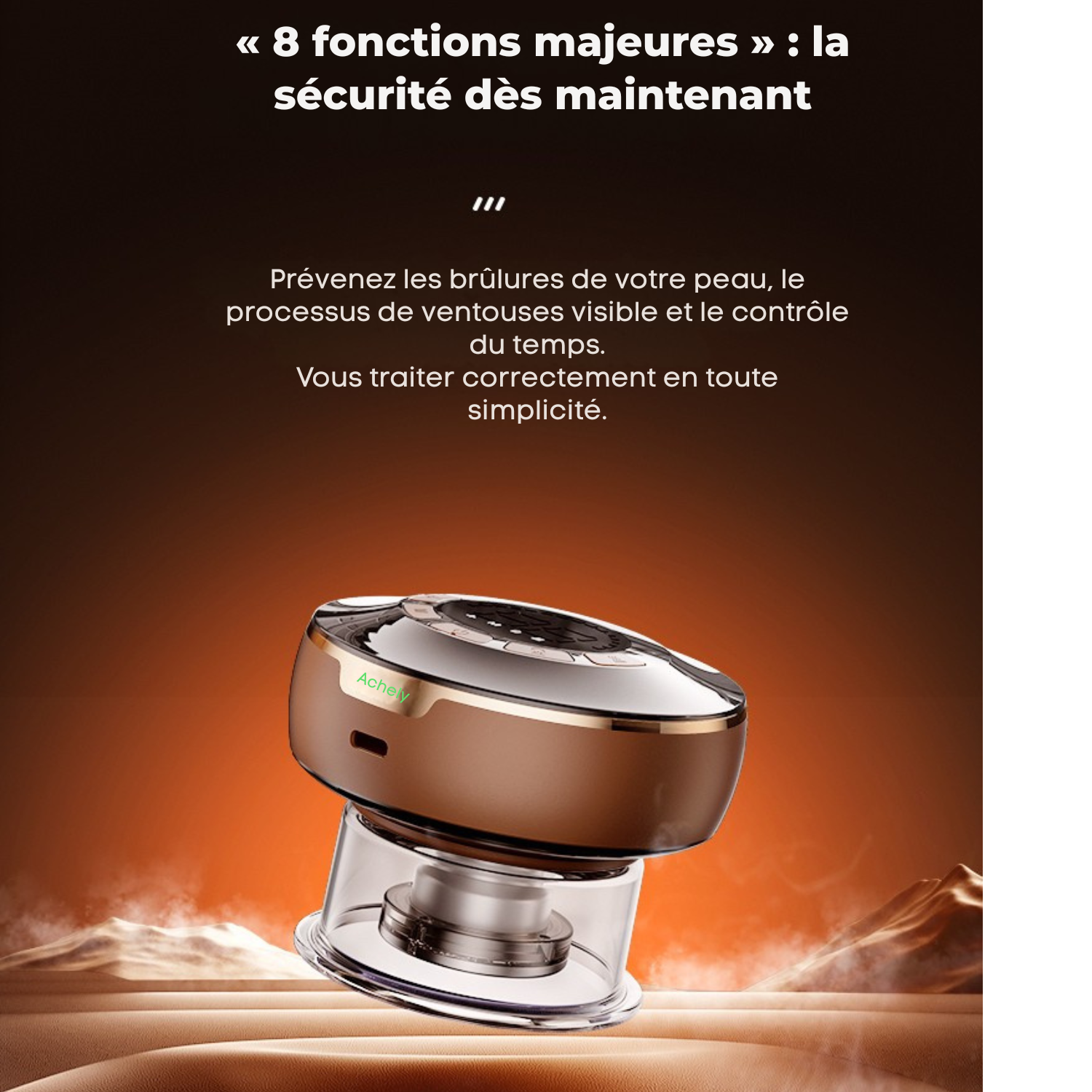 Appareil de Massage Gua Sha Électrique Multifonction Rechargeable | Thérapie Physique & Soin du Visage