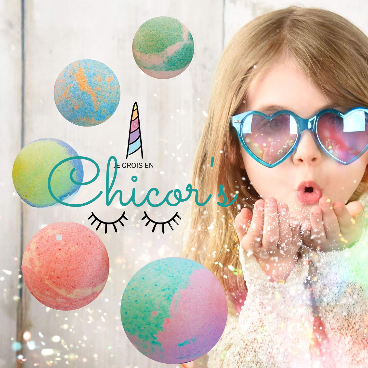 Bombes de Bain Licorne pour Filles avec Bijoux et Coffret à Bijoux 🎁 Bombes de Bain Naturelles et Hydratantes avec Jouet Surprise – Cadeau d’Anniversaire Idéal pour Enfant