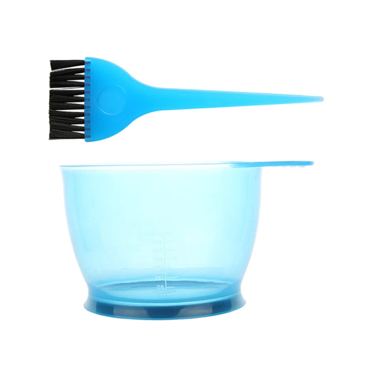 Hair Dye Set Kit 5Pcs Hair Coloring Tools Measurement Bowl Brush Whisk Earmuffs for Home Use